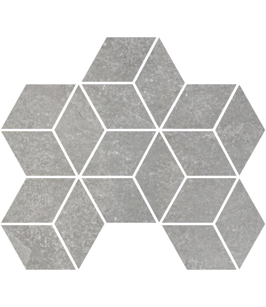 RAK Fashion Stone - Light Grey - Rhomboid Mosaic