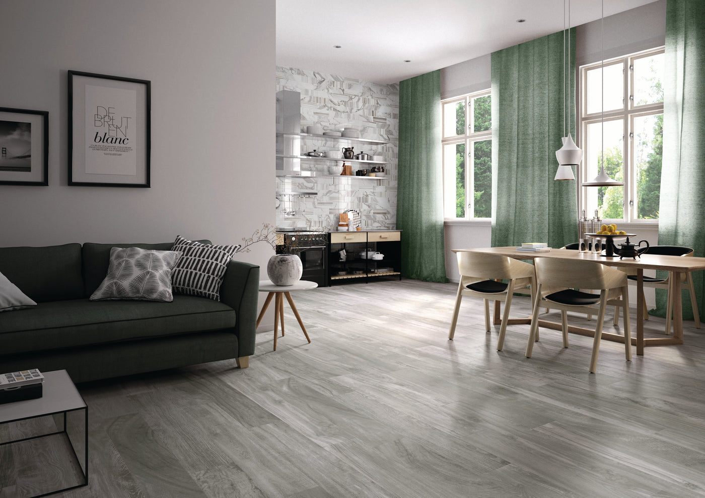 RAK Circle Wood - Grey